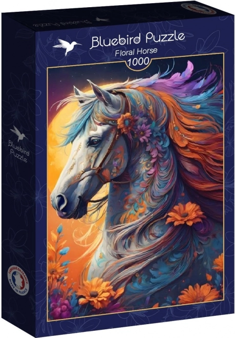 Puzzel Bloemenpaard 1000 stukjes