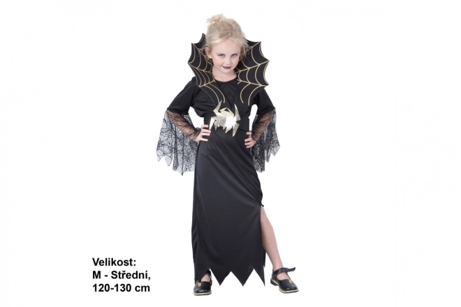 Kostüm Schwarze Witwe für Kinder