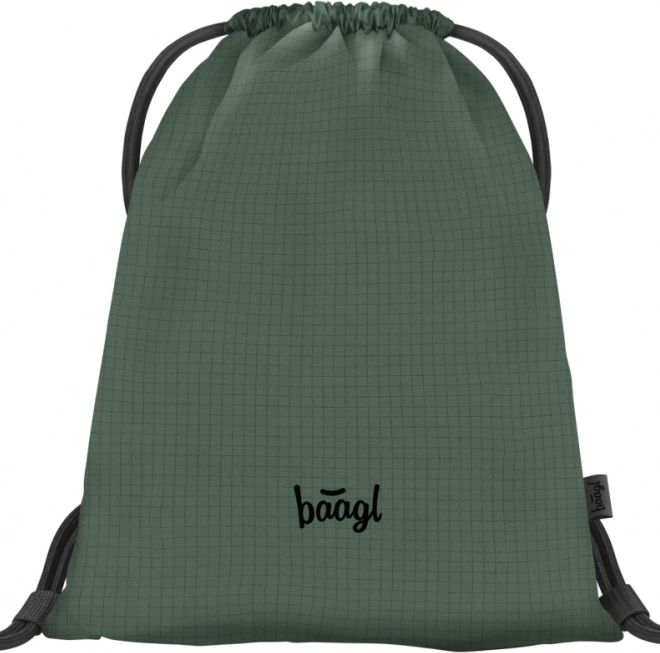 Baagl Set 3 Cubic Grove: backpack, pencil case, bag