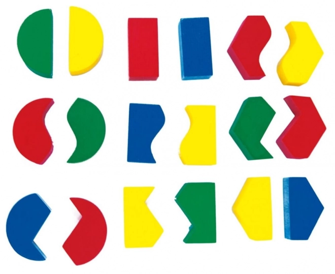 Bino Houten puzzel geometrische vormen
