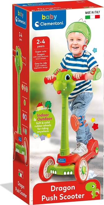 Design ludique de dragon qui motive au mouvement