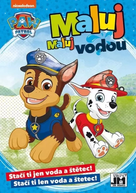 Kleurboek A5 Schilderen met Water Paw Patrol