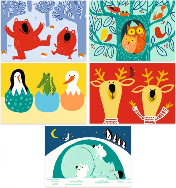 Images à gratter d'animaux pour les tout-petits de Djeco