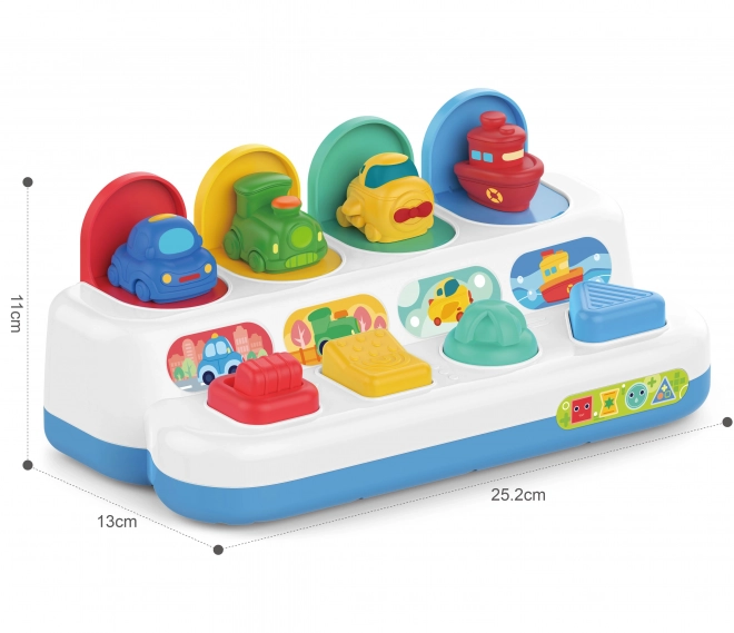 Educational Pop-Up Vehicles Toy