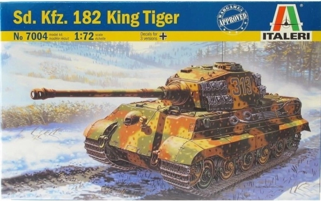 Italeri King Tiger 1:72 – plastic modeltank om te bouwen