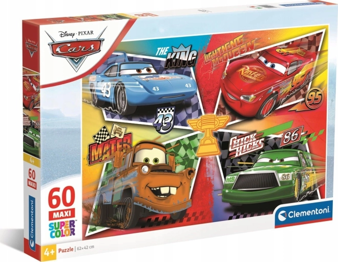 Clementoni Puzzle Cars : Super Quatuor MAXI 60 pièces