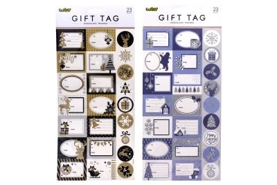 Cadeaustickers Kerstmis 40,4x18,5 cm
