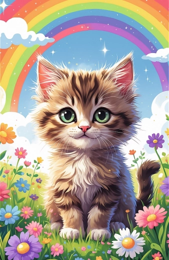 Puzzel Treflíci kitten 54 stukjes