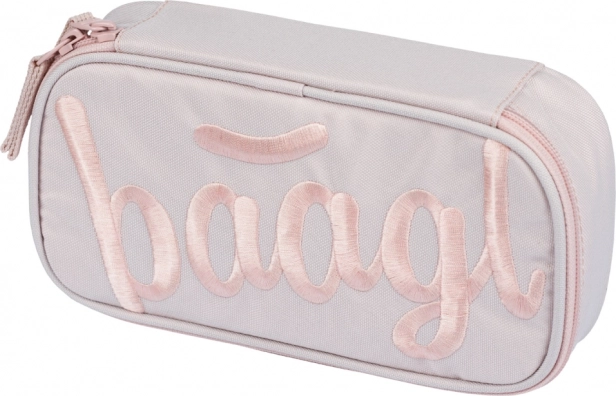 Ensemble Baagl Skate Max Creamy : sac à dos, trousse et sac à cordon