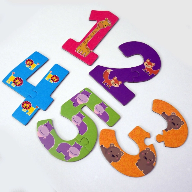 Puzzels voor de kleintjes - cijfers