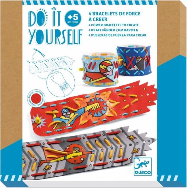 DJECO Kreativ-Set – Armbänder für Superhelden