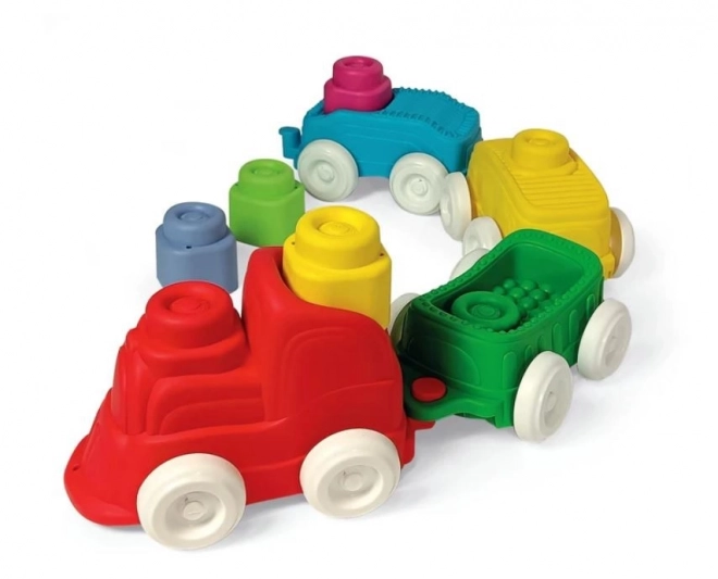 Soft Sensory Train with Blocks