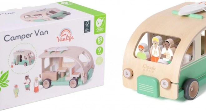 Puzzle d’insertion en bois Camping-car