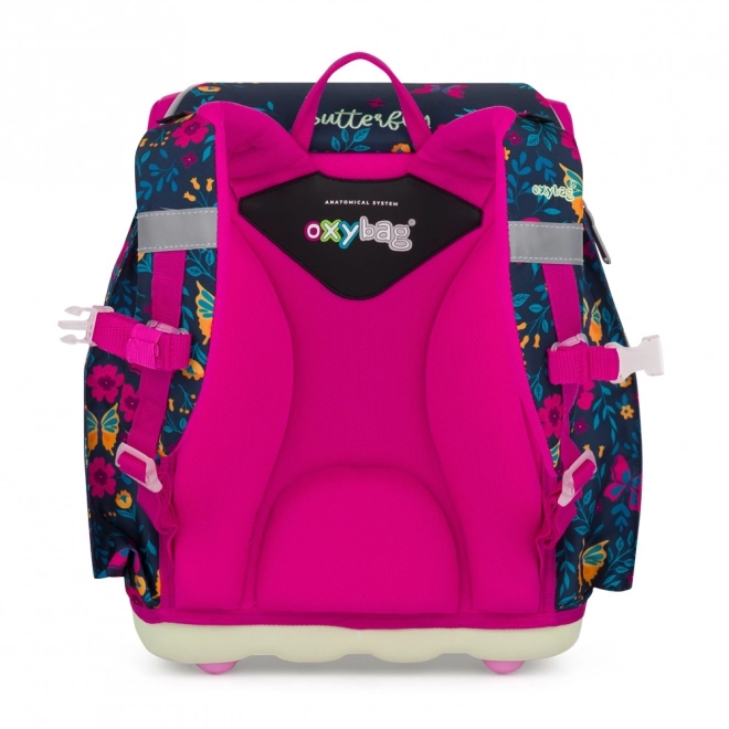 Sac à dos scolaire Premium Light avec motif papillon
