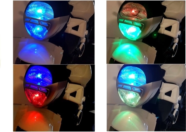 Phare LED multicolore
