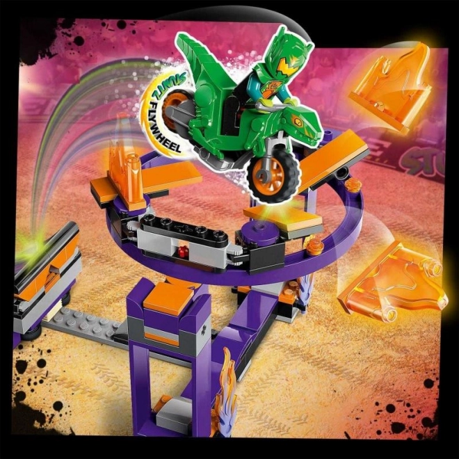 Stuntuitdaging met helling en hoepel LEGO City Stuntz