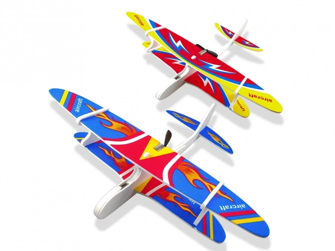 Flying Foam Plane with USB Motor