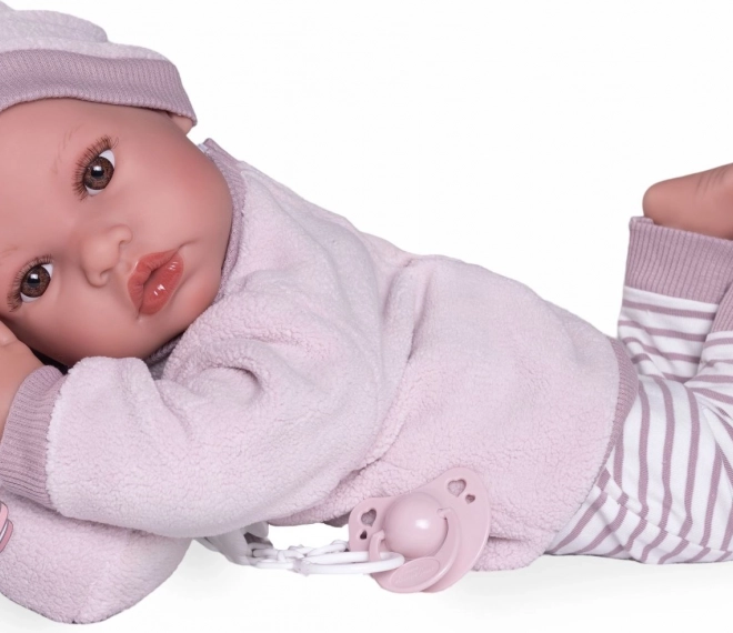 Realistic Doll Erika with soft fabric body 42 cm