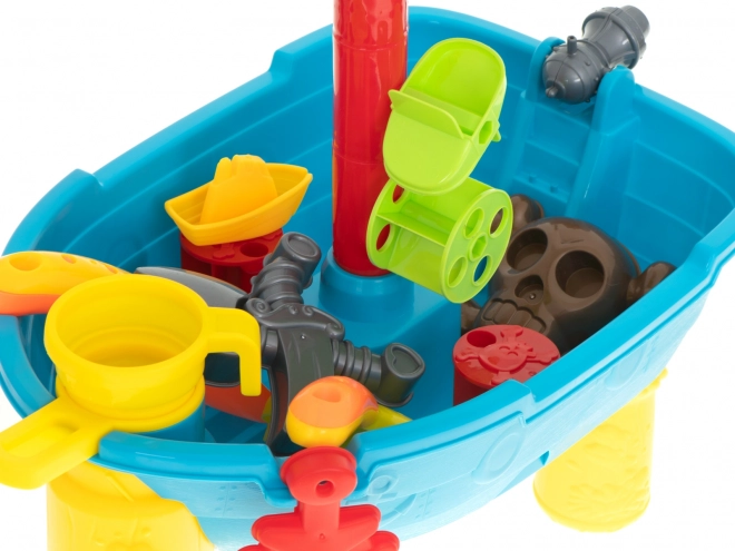 Table de jeu pour enfants - bateau pirate
