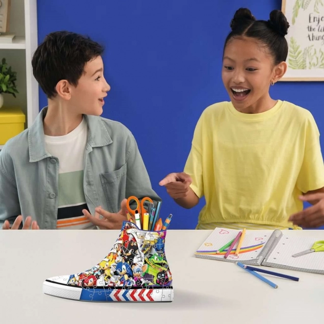 Ravensburger 3D Puzzle Sneaker Sonic the Hedgehog 112 Pieces