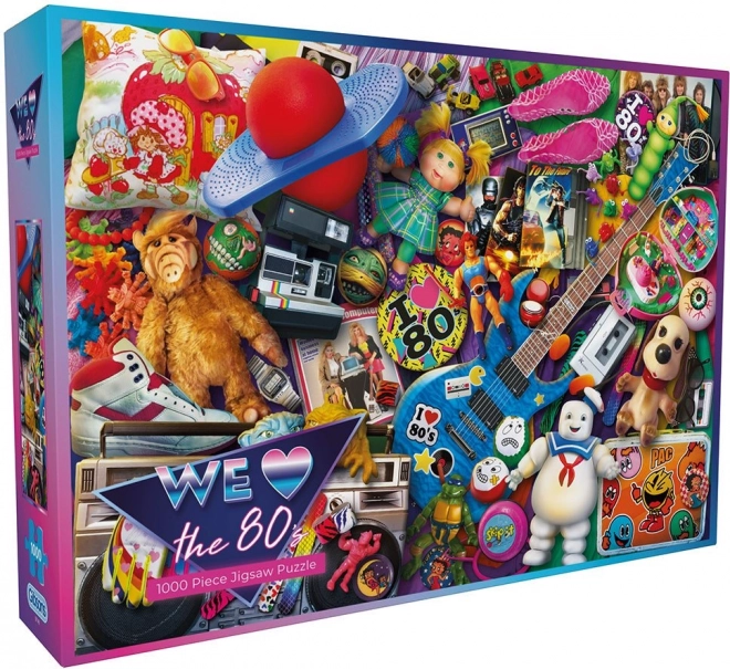 Gibsons Puzzel Wij Houden van de Jaren 80 1000 Stukjes