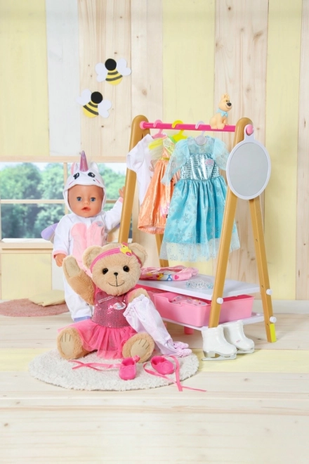 Knuffel BABY born, witte kleding