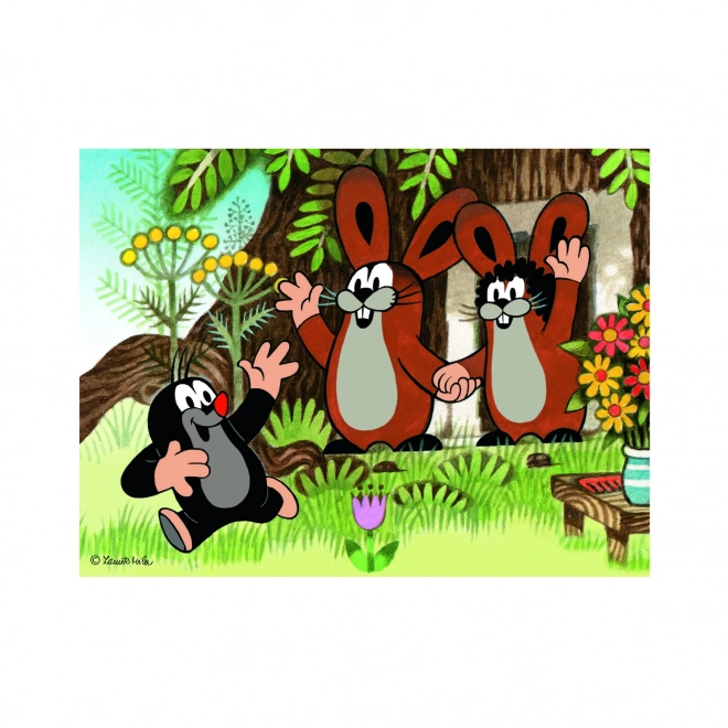 Krtek And Friends Wooden Blocks Set