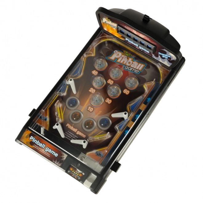 Flipper Pinball Noir Jeu avec Lumières et Sons Spectaculaires