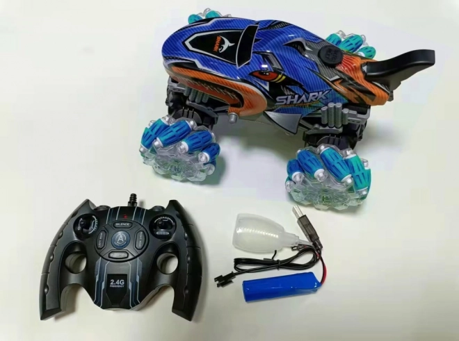 RC auto haai groen