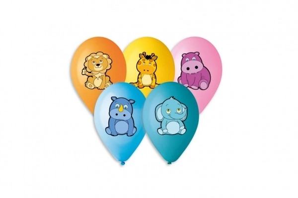 Inflatable Balloons with Animals 5pcs