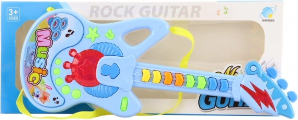 Kinder plastic gitaar op batterijen