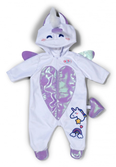 Costume licorne pour poupée BABY born 43 cm