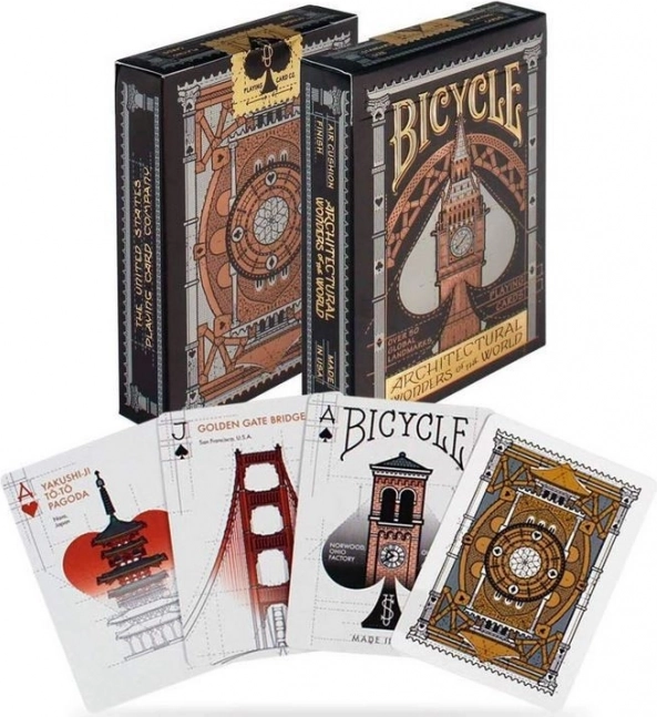 BICYCLE Architectural Wonders speelkaarten