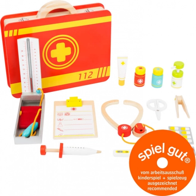 small foot Rettungsset im Koffer – hölzernes Ärzteset für Kinder