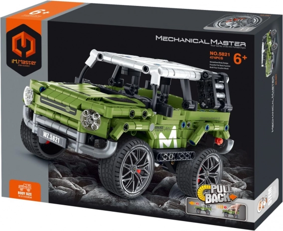 Jeu de construction IM.MASTER voiture tout-terrain 474 pièces avec retour en arrière