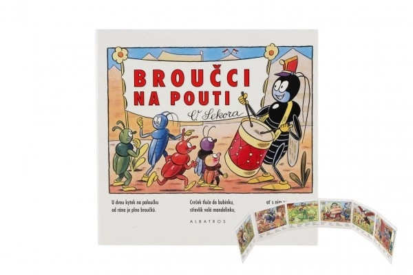 Boek leporello Kevertjes op de kermis 15,5x15cm 24m+