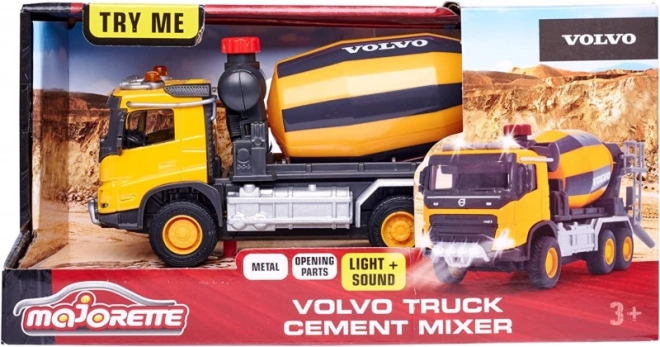 Majorette Grand VOLVO bétonnière 19 cm avec lumière et son