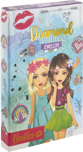 Kit de fabrication de bijoux – peinture diamant Besties