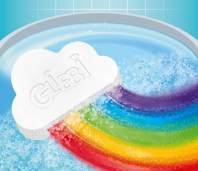 Regenboog bruisende badbom