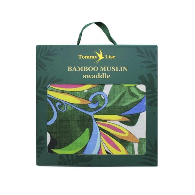 Tommy Lise Langue de mousseline en bambou Lush Garden 120x120 cm
