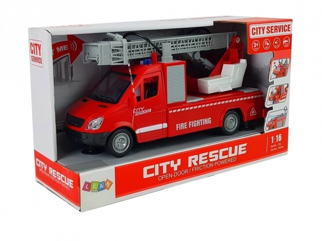 Feuerwehrwagen mit Reibungsantrieb 1:16