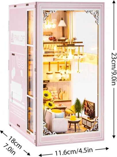 Boekensteun Roze Maisonnette van 2Kids Toys
