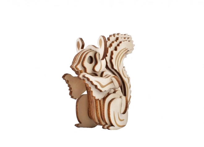 Puzzle 3D en bois Veverka
