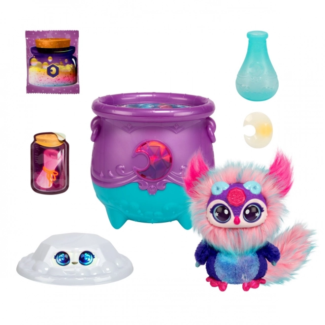 Magic Mixies Beeldje Ketel Edelsteen Verrassing, maan mix