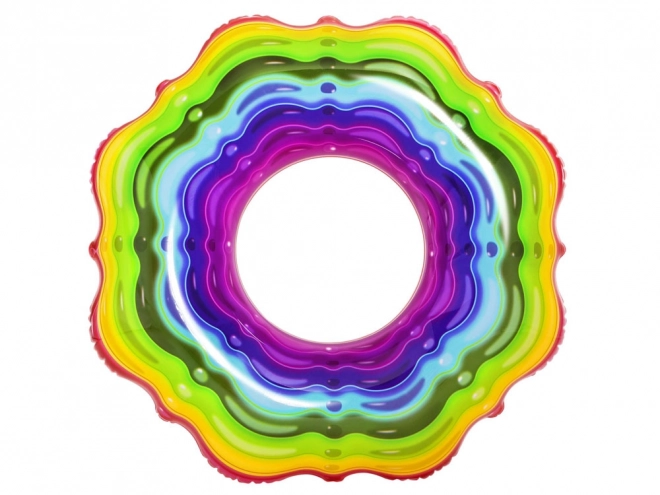 Bestway Aufblasbarer Regenbogen-Quallenring 115 cm