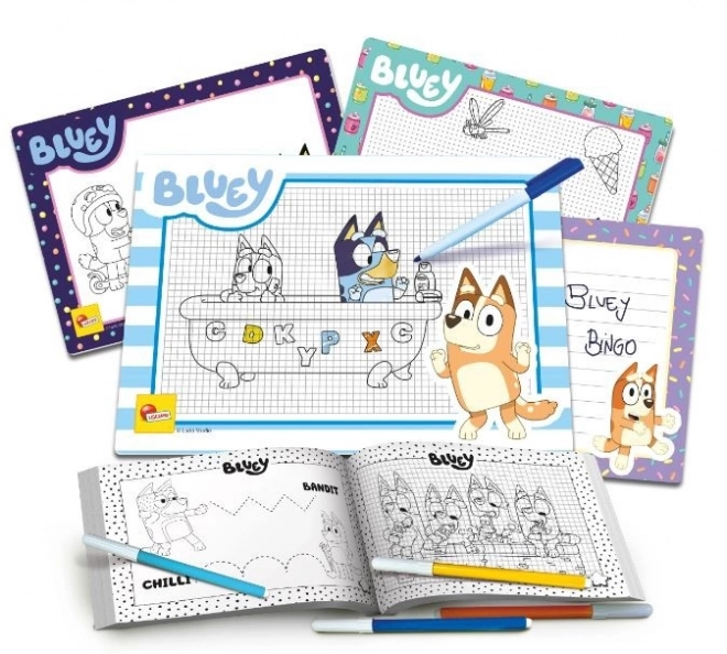 Schoolset voor tekenen Bluey