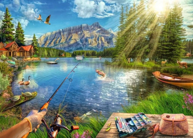 Puzzle RAVENSBURGER Life by the Lake 1000 pieces