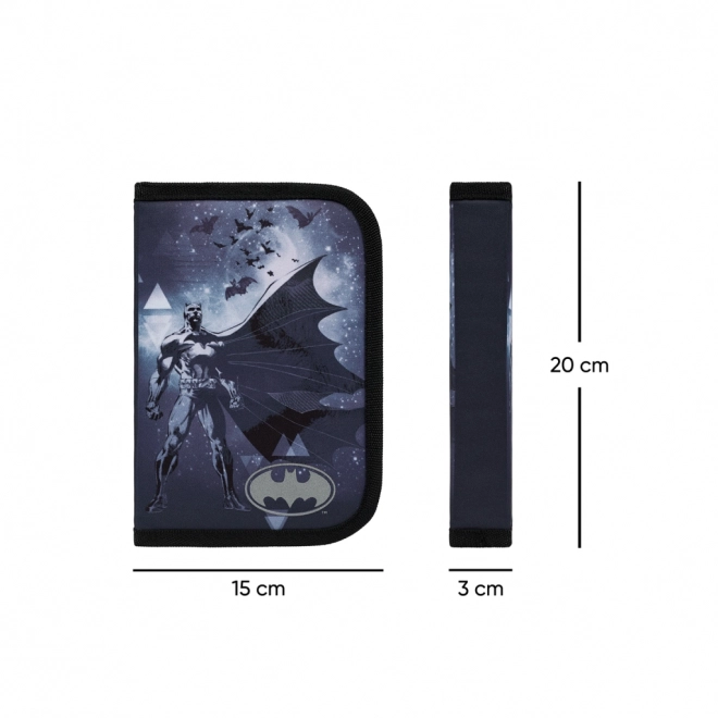 BAAGL School etui classic twee flappen Batman Storm