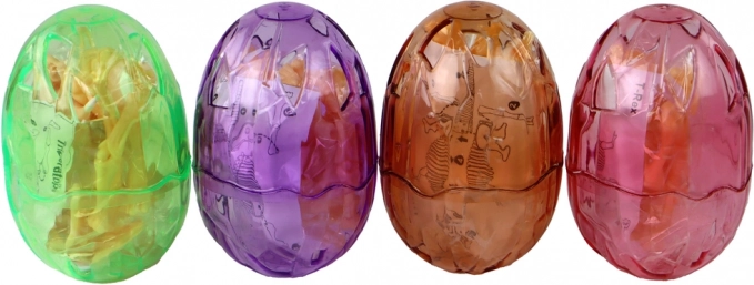 Transparent egg in 4 colors
