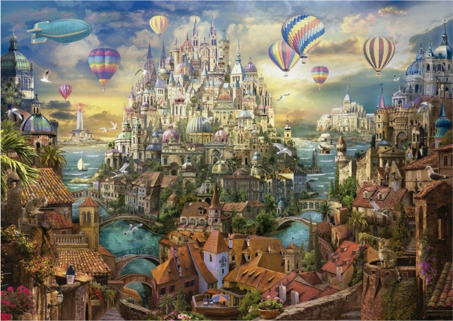 Puzzel Stad van Dromen 8000 stukjes